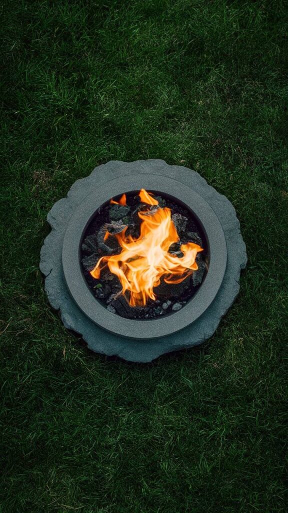 Eco-Friendly Fire Pit Garden